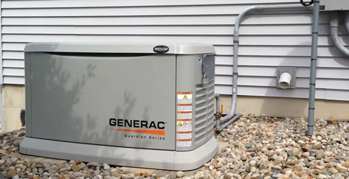 generator installation service featuring outdoor standby generator setup by licensed electricians in Fresno, CA