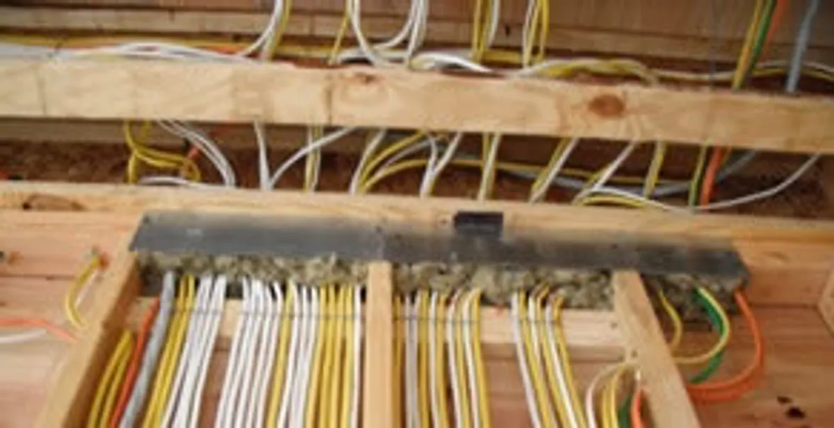new construction wiring services with organized electrical rough-in performed by licensed electricians in Fresno, CA